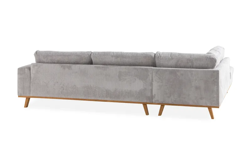 Copenhagen 4-sits L-Soffa - Lysegrå - Møbler - Sofaer - Sofa med chaiselong