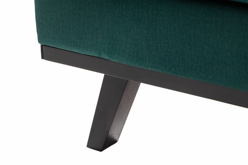 Copenhagen 4-personers Venstrevendt L-formet Chaiselongsofa i Fløjl - Grøn - Møbler - Sofaer - Sofa med chaiselong