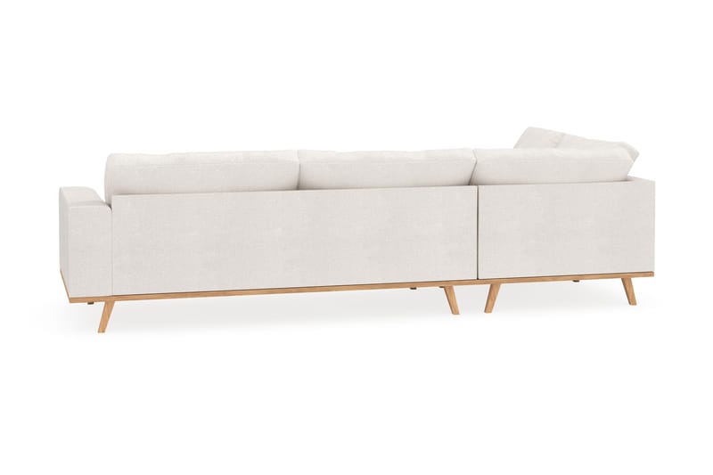 Copenhagen 4-personers Venstrevendt L-formet Chaiselongsofa i Bouclé - Hvid - Møbler - Sofaer - Sofa med chaiselong