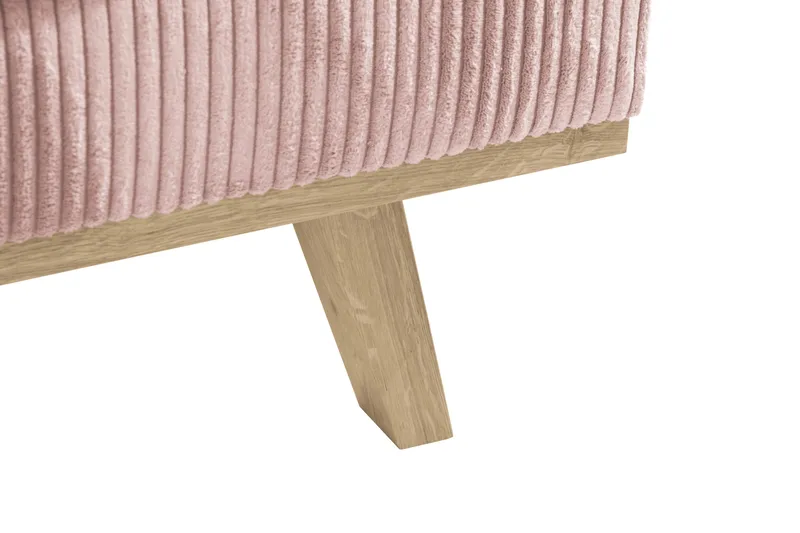 Copenhagen 4-personers Højrevendt L-formet Divansofa i Manchester - Rosa - Møbler - Sofaer - Sofa med chaiselong