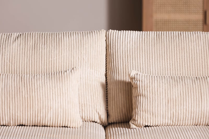 Copenhagen 4-personers Venstrevendt L-formet Chaiselongsofa i Manchester - Beige - Møbler - Sofaer - Sofa med chaiselong