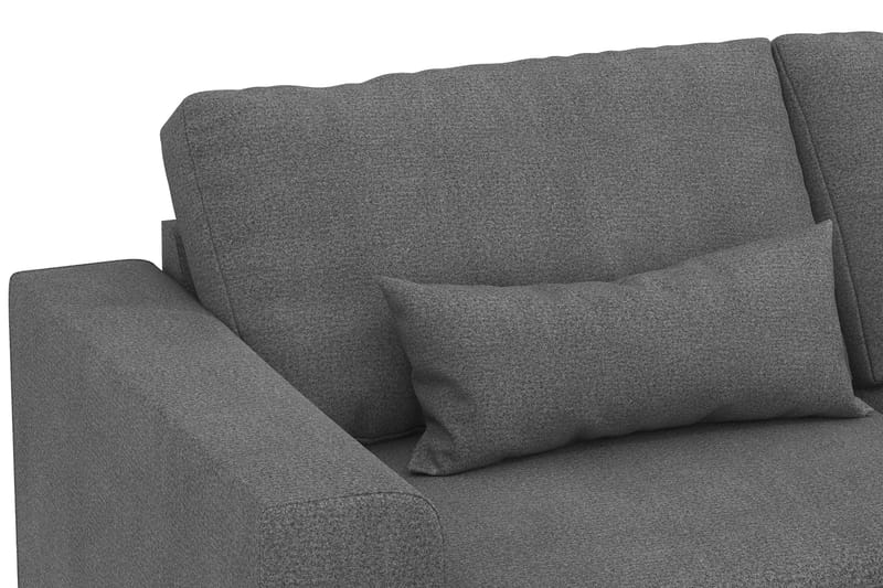 Copenhagen 4-personers Højrevendt L-formet Chaiselongsofa i Stof - Mørkegrå - Møbler - Sofaer - Sofa med chaiselong