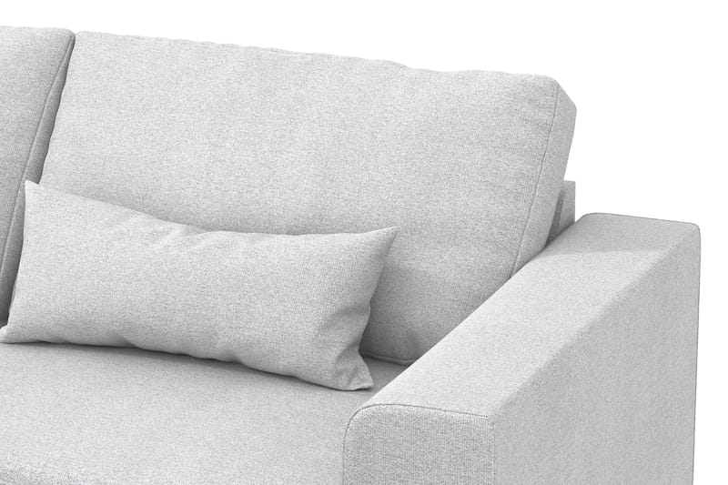 Copenhagen 4-personers Venstrevendt L-formet Chaiselongsofa i Stof - Lysegrå - Møbler - Sofaer - Sofa med chaiselong
