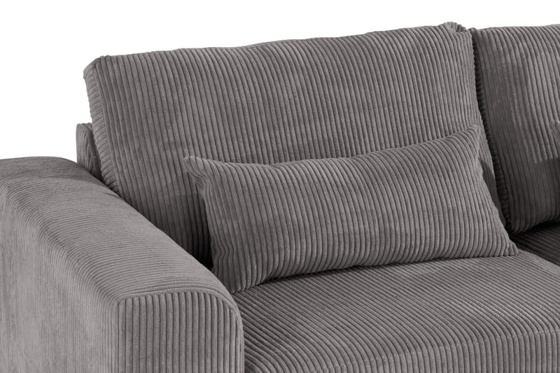 Copenhagen 4-personers Højrevendt L-formet Divansofa i Manchester - Mørkegrå - Møbler - Sofaer - Sofa med chaiselong