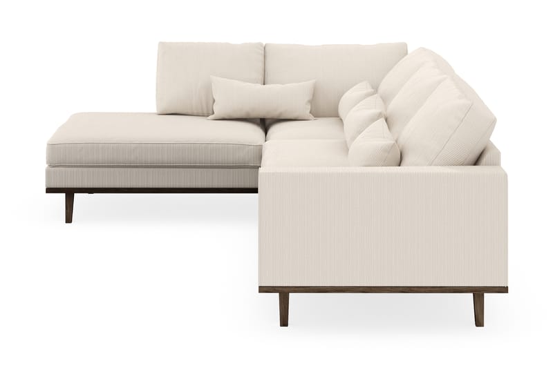 Copenhagen 4-personers Venstrevendt L-formet Chaiselongsofa i Manchester - Beige - Møbler - Sofaer - Sofa med chaiselong