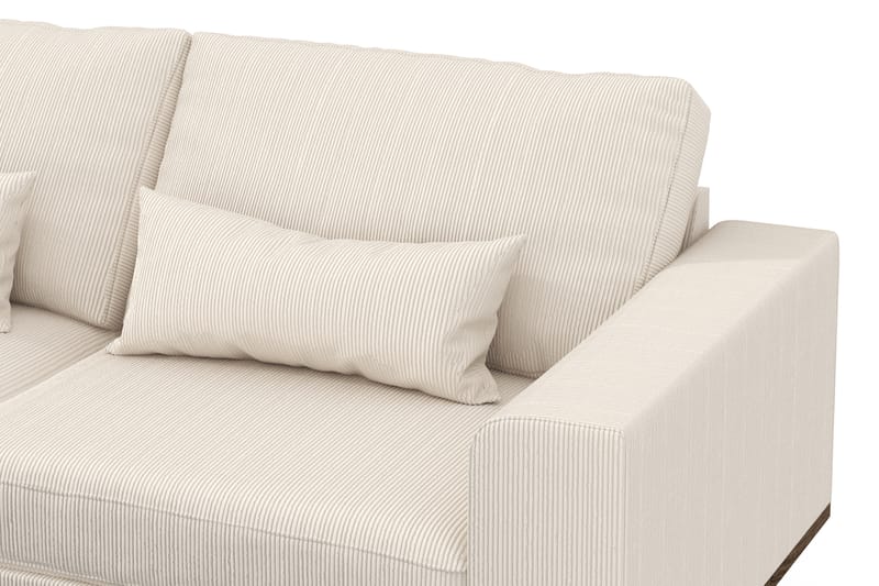 Copenhagen 4-personers Venstrevendt L-formet Chaiselongsofa i Manchester - Beige - Møbler - Sofaer - Sofa med chaiselong