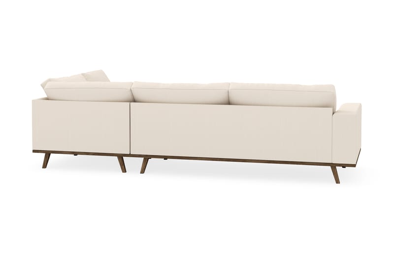 Copenhagen 4-personers Højrevendt L-formet Chaiselongsofa i Manchester - Beige - Møbler - Sofaer - Sofa med chaiselong