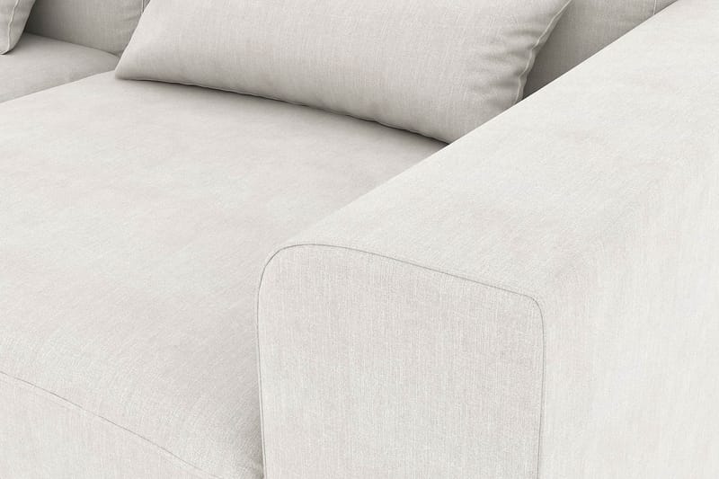 Copenhagen 4-personers Venstrevendt L-formet Divansofa i Stof - Lysegrå - Møbler - Sofaer - Sofa med chaiselong