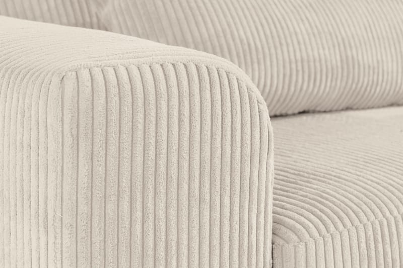 Copenhagen 4-personers Venstrevendt L-formet Divansofa i Manchester - Beige - Møbler - Sofaer - Sofa med chaiselong