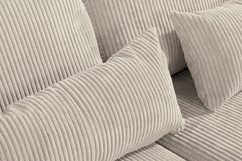 Copenhagen 4-personers Venstrevendt L-formet Chaiselongsofa i Manchester - Beige - Møbler - Sofaer - Sofa med chaiselong