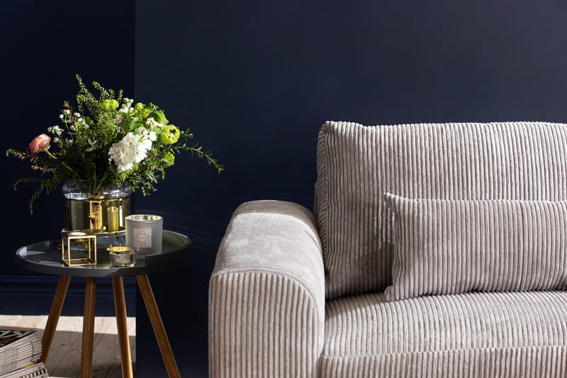 Copenhagen 4-personers Højrevendt L-formet Chaiselongsofa i Manchester - Lysegrå - Møbler - Sofaer - Sofa med chaiselong