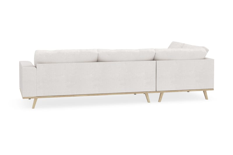 Copenhagen 4-personers Venstrevendt L-formet Chaiselongsofa i Bouclé - Hvid - Møbler - Sofaer - Sofa med chaiselong