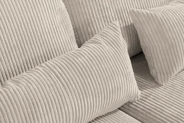 Copenhagen 4-personers Venstrevendt L-formet Chaiselongsofa i Manchester - Beige - Møbler - Sofaer - Sofa med chaiselong