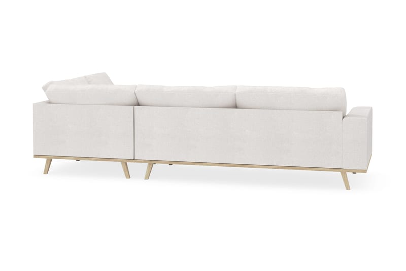 Copenhagen 4-personers Højrevendt L-formet Chaiselongsofa i Bouclé - Hvid - Møbler - Sofaer - Sofa med chaiselong
