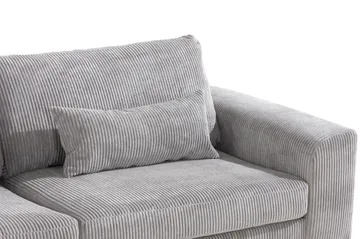 Copenhagen 4-personers Venstrevendt L-formet Chaiselongsofa i Manchester - Lysegrå - Møbler - Sofaer - Sofa med chaiselong