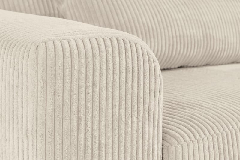 Copenhagen 4-personers Højrevendt L-formet Dyb Divansofa i Manchester - Beige - Møbler - Sofaer - Sofa med chaiselong