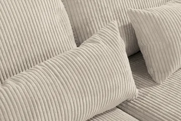 Copenhagen 4-personers Højrevendt L-formet Chaiselongsofa i Manchester - Beige - Møbler - Sofaer - Sofa med chaiselong