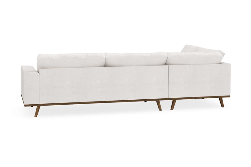 Copenhagen 4-personers Venstrevendt L-formet Chaiselongsofa i Bouclé - Hvid - Møbler - Sofaer - Sofa med chaiselong