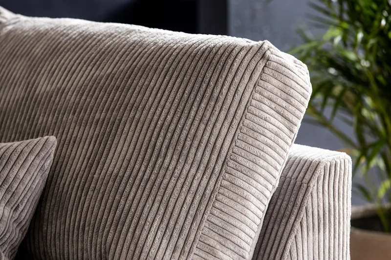 Copenhagen 4-personers Højrevendt L-formet Chaiselongsofa i Manchester - Lysegrå - Møbler - Sofaer - Sofa med chaiselong