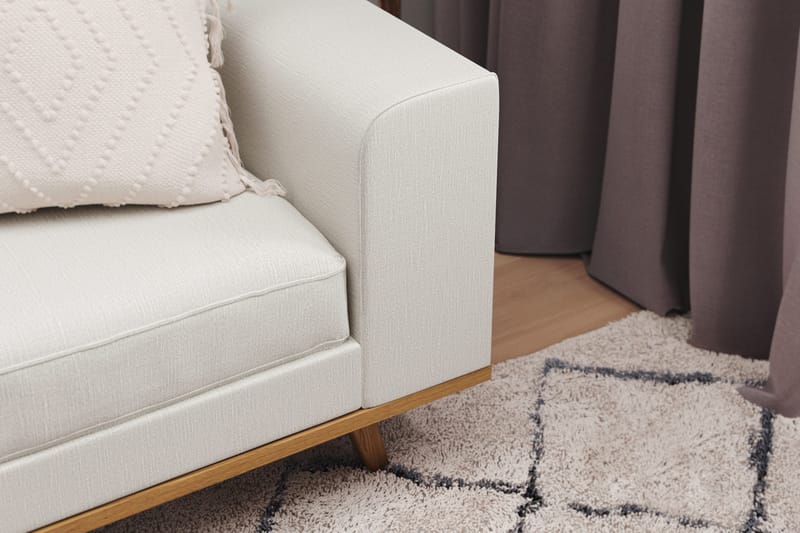 Copenhagen 4-personers Venstrevendt L-formet Chaiselongsofa i Stof - Lysegrå - Møbler - Sofaer - Sofa med chaiselong