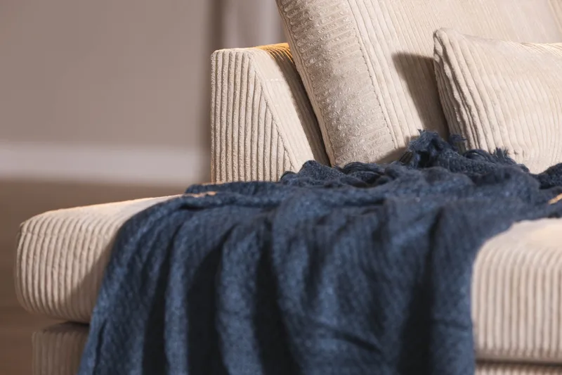 Copenhagen 4-personers Venstrevendt L-formet Chaiselongsofa i Manchester - Beige - Møbler - Sofaer - Sofa med chaiselong