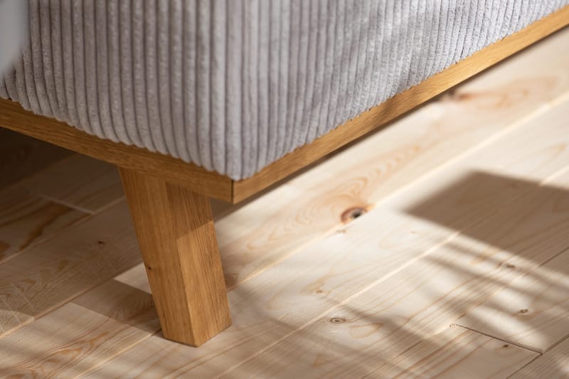 Copenhagen 4-personers Venstrevendt L-formet Divansofa i Manchester - Lysegrå - Møbler - Sofaer - Sofa med chaiselong