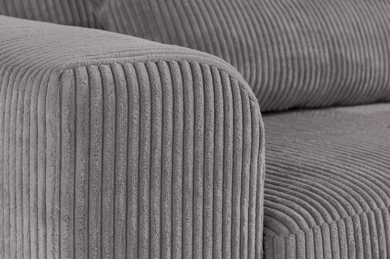 Copenhagen 4-personers Højrevendt L-formet Divansofa i Manchester - Mørkegrå - Møbler - Sofaer - Sofa med chaiselong