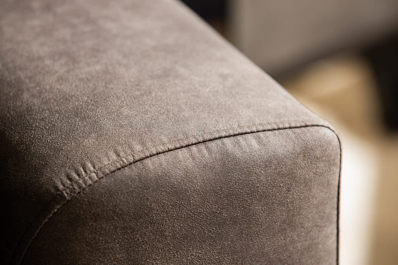 Copenhagen 4-personers Venstrevendt L-formet Chaiselongsofa i Kunstlæder - Mørkegrå - Møbler - Sofaer - Sofa med chaiselong