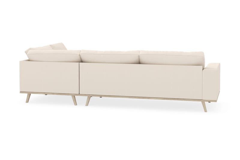 Copenhagen 4-personers Højrevendt L-formet Chaiselongsofa i Manchester - Beige - Møbler - Sofaer - Sofa med chaiselong