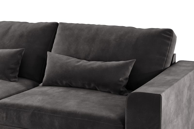 Copenhagen Chaiselongsofa - Mørkegrå - Sofa med chaiselong