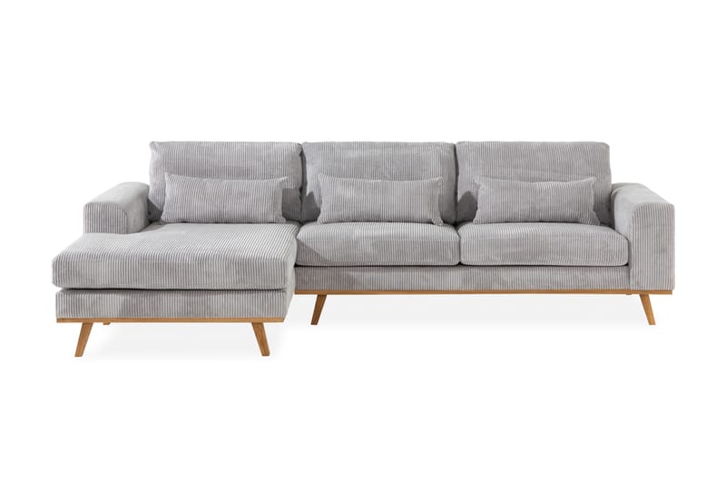 Copenhagen Chaiselongsofa Manchester - Lysegrå - Møbler - Sofaer - Sofa med chaiselong