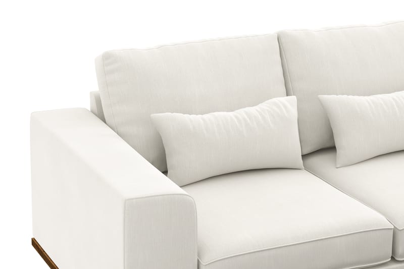 Copenhagen Compact 3-personers Vendbar L-formet Divansofa i Stof - Lysegrå - Møbler - Sofaer - Sofa med chaiselong