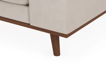 Copenhagen Premium 4-seters Venstrevendt L-formet Dyp Sjeselongsofa i Stof - Beige - Møbler - Sofaer - Sofa med chaiselong