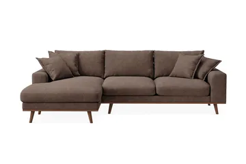 Copenhagen Premium 4-seters Venstrevendt L-formet Dyp Divansofa i Stof