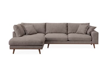 Copenhagen Premium 4-seters Venstrevendt L-formet Dyp Sjeselongsofa i Stof