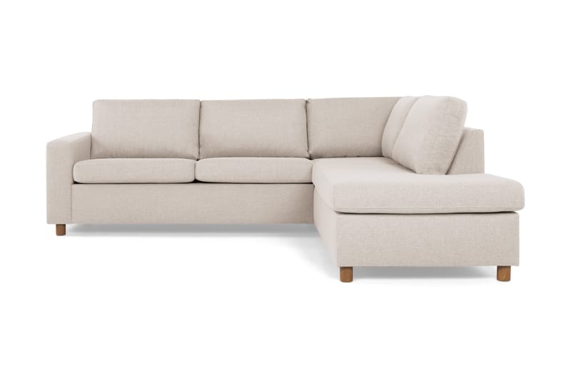 Crazy 2,5-Pers. Sofa med Chaiselong Højre - Beige - Sofa med chaiselong