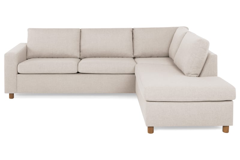 Crazy 2,5-Pers. Sofa med Chaiselong Højre - Beige - Sofa med chaiselong