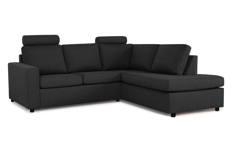 Crazy 2-Pers. Sofa med Chaiselong Højre - Antracit - Sofa med chaiselong - 2-personer sofa med chaiselong