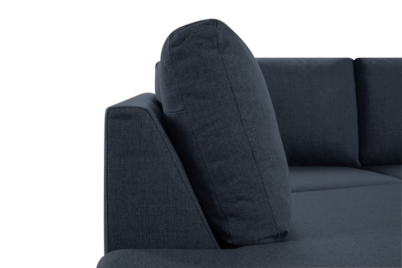 Crazy 2-Pers. med Chaiselong Venstre - Mørkeblå - Sofa med chaiselong - 3 personers sofa med chaiselong