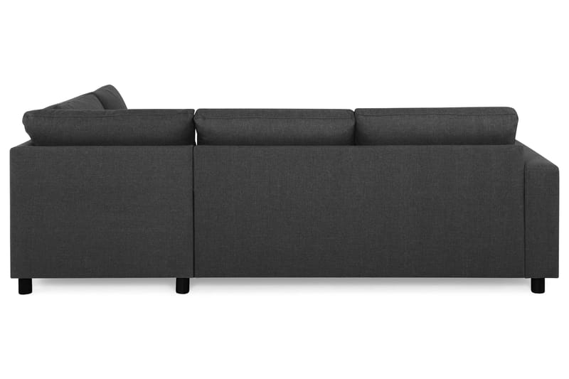 Crazy 3-personers Højrevendt L-formet Chaiselongsofa i Stof - Antracit - Møbler - Sofaer - Sofa med chaiselong - 3 personers sofa med chaiselong