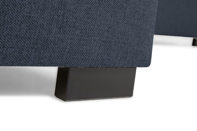 Crazy 3-personers Venstrevendt L-formet Chaiselongsofa i Stof - Blå - Møbler - Sofaer - Sofa med chaiselong