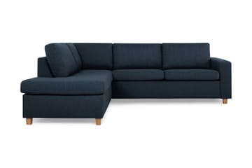 Crazy 3-personers Venstrevendt L-formet Chaiselongsofa i Stof