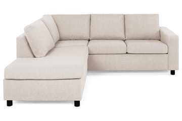 Crazy 3-personers Venstrevendt L-formet Chaiselongsofa i Stof
