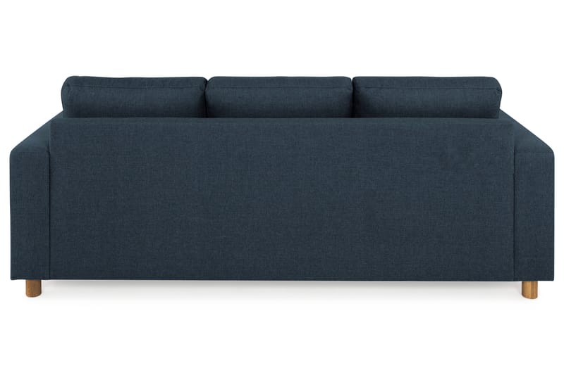 Crazy 3-personers Vendbar L-formet Chaiselongsofa i Stof - Blå - Møbler - Sofaer - Sofa med chaiselong