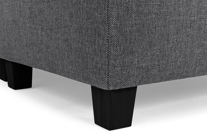 Crazy 3-personers Højrevendt L-formet Chaiselongsofa i Stof - Mørkegrå - Møbler - Sofaer - Sofa med chaiselong