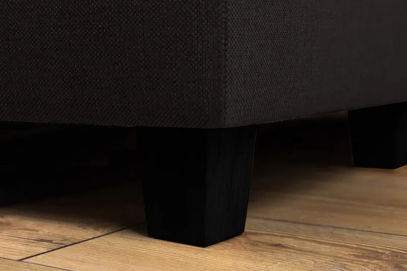 Crazy 3-personers Venstrevendt L-formet Chaiselongsofa i Stof - Antracit - Møbler - Sofaer - Sofa med chaiselong - 3 personers sofa med chaiselong