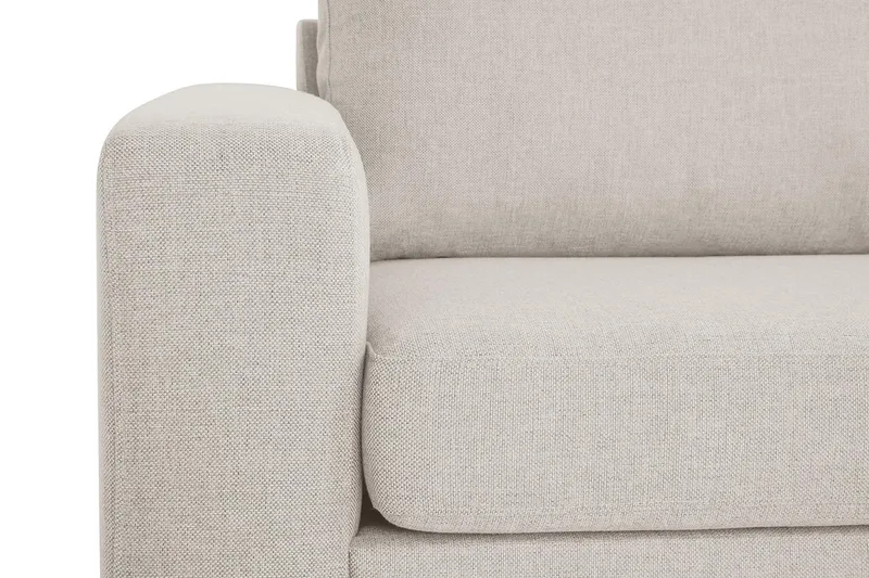 Crazy 3-personers Højrevendt L-formet Chaiselongsofa i Stof - Beige - Møbler - Sofaer - Sofa med chaiselong - 3 personers sofa med chaiselong