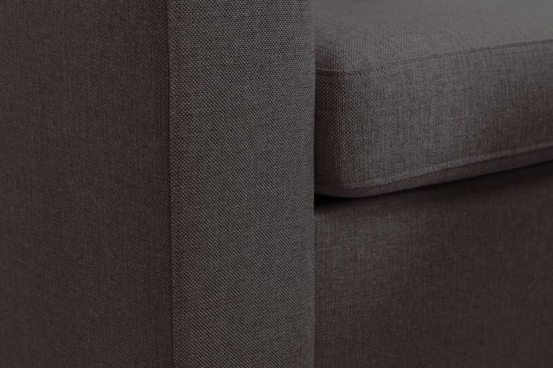 Crazy 3-personers Vendbar L-formet Chaiselongsofa i Stof - Mørkegrå - Møbler - Sofaer - Sofa med chaiselong