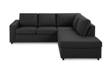 Crazy 3-personers Højrevendt L-formet Chaiselongsofa i Stof