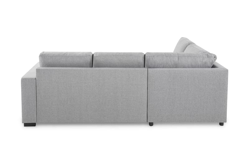 Crazy 3-personers Venstrevendt L-formet Chaiselongsofa i Stof - Grå - Møbler - Sofaer - Sofa med chaiselong